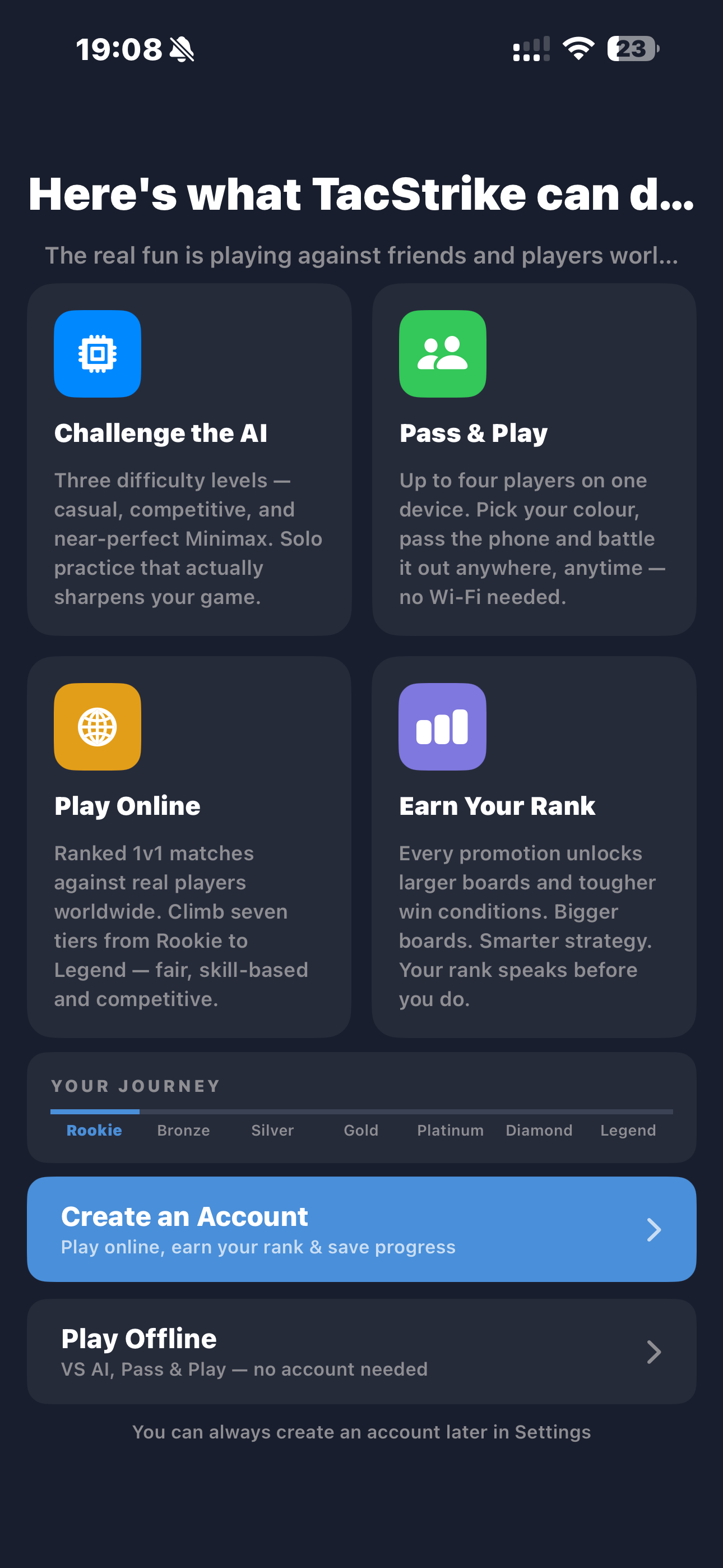 TacStrike features screenshot